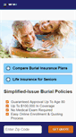 Mobile Screenshot of burialinsuranceplans.com